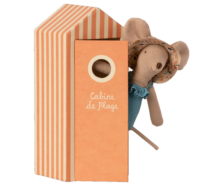 Souris Cabine de plage  Maman