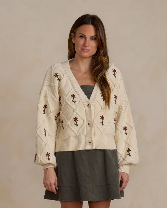 Cardigan court Boxy Winter Floral XS