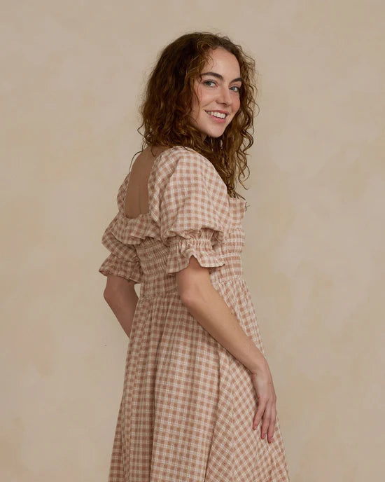 Robe Birdie Gingham rose S