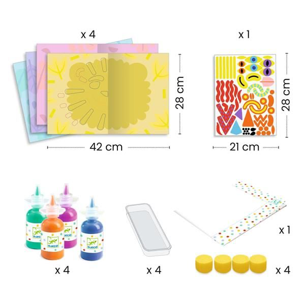 Peinture en symétrie - À caresser