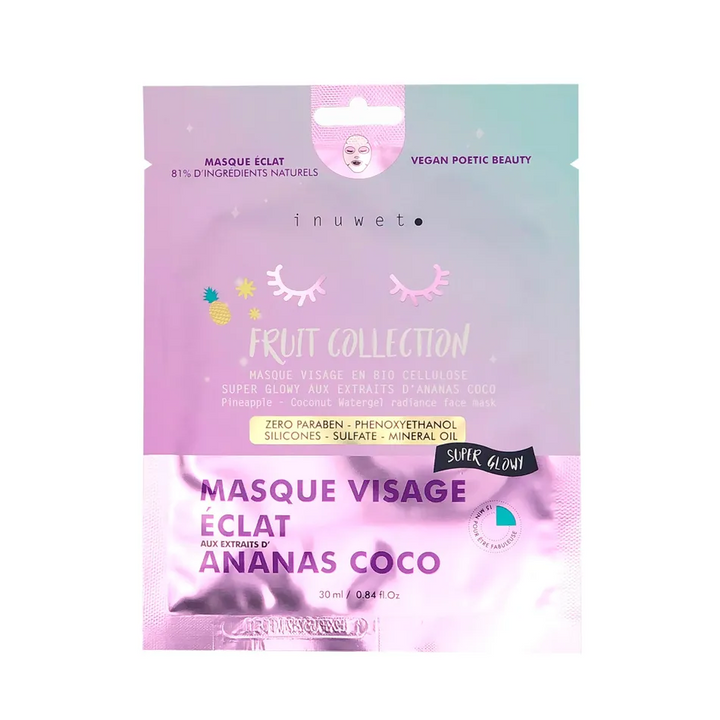 Masque visage éclat - Ananas Coco