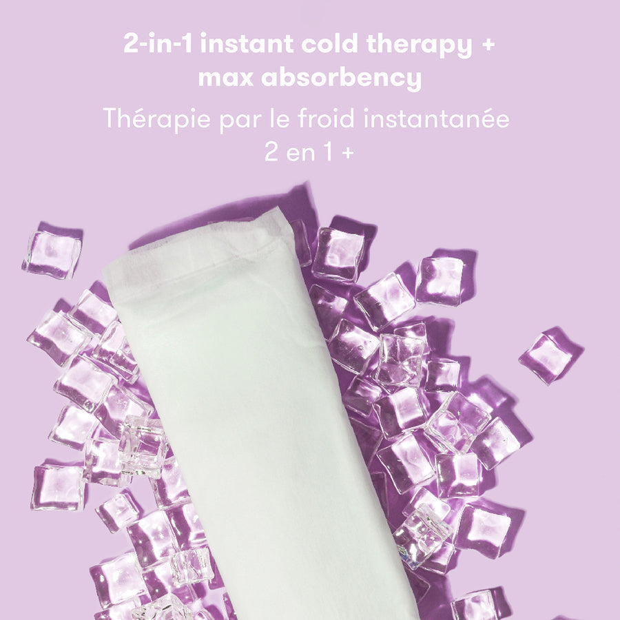 Serviettes hygiéniques de glace instantanée super-absorbantes (paquet de 8)