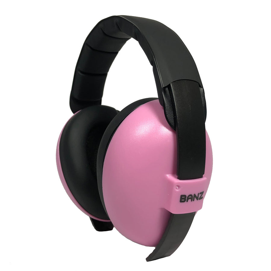 Cache-oreilles pour protection sonore (0-2 ans) - Rose pétale