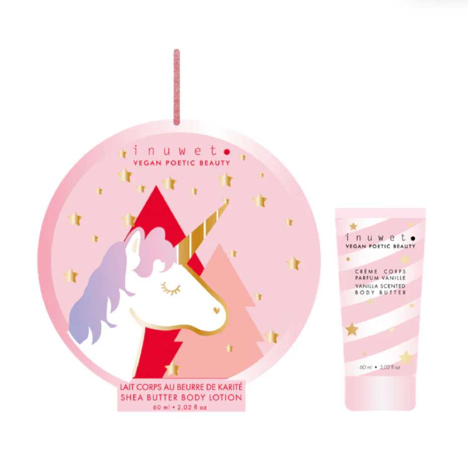 Ornement licorne Crème corps Vanille