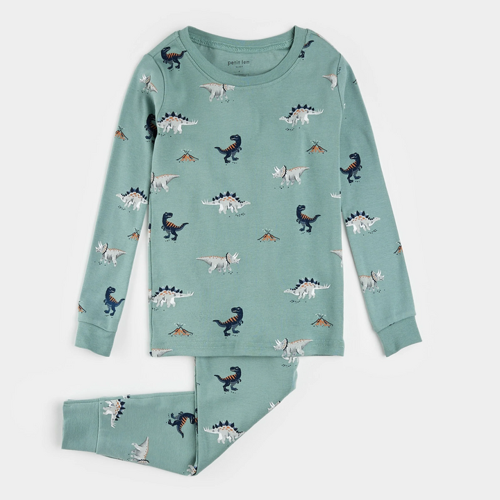 Pyjama 2 pièces Dinosaure  Turquoise 2ans