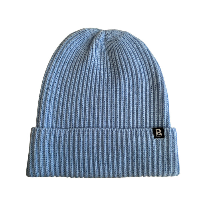 Tuque en tricot Bleu Ciel S