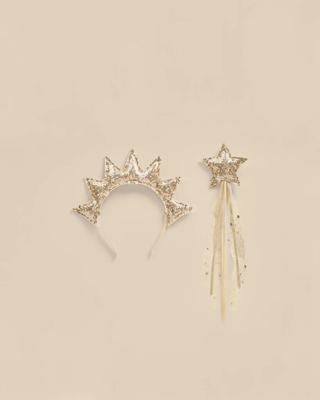 Couronne et baguette Gold