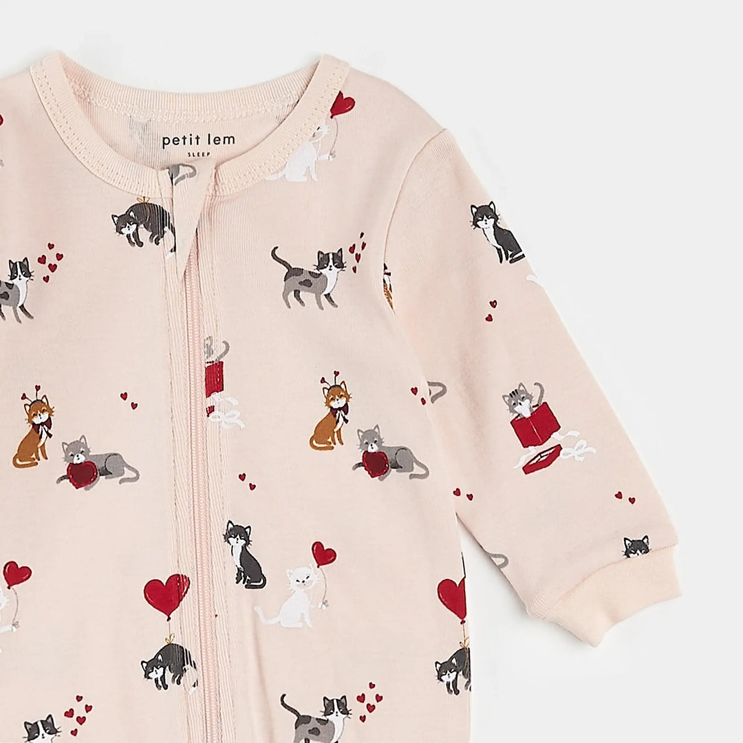 Pyjama une pièce Chats adorables 6 mois