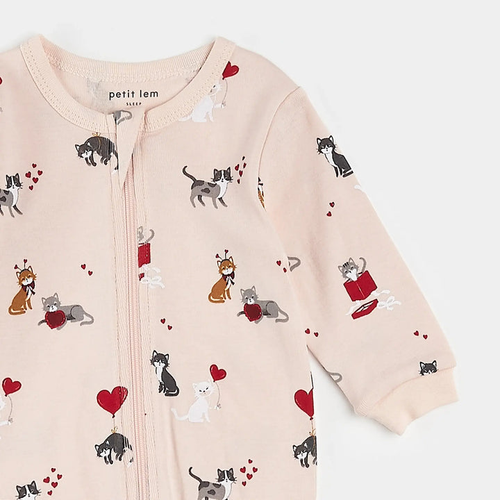 Pyjama une pièce Chats adorables 6 mois