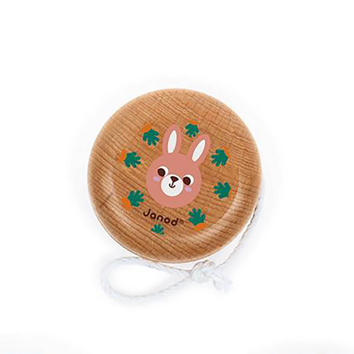 Yo-yo en bois Lapin