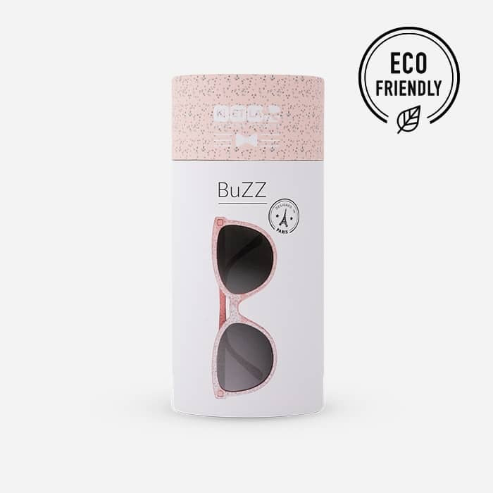 Lunettes de soleil Sun Buzz Rose paillettes 4-6 ans