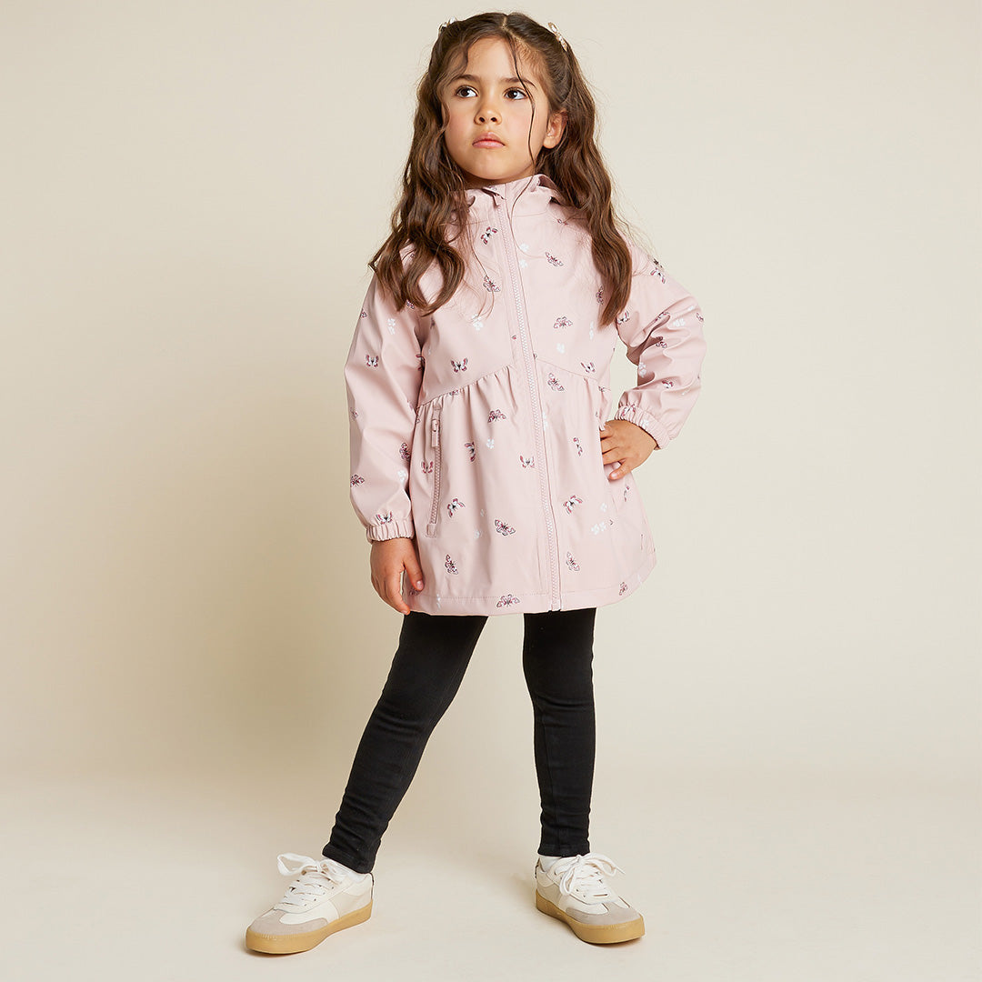 Manteau Imperméable Papillons Pastel 3 ans