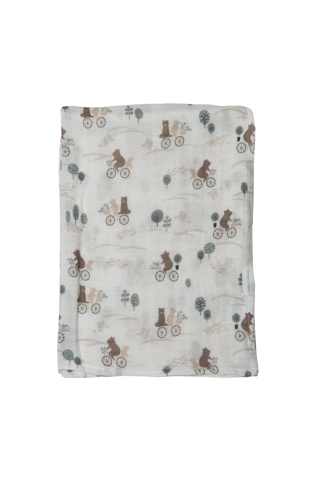 Couverture en mousseline Bears on Bikes