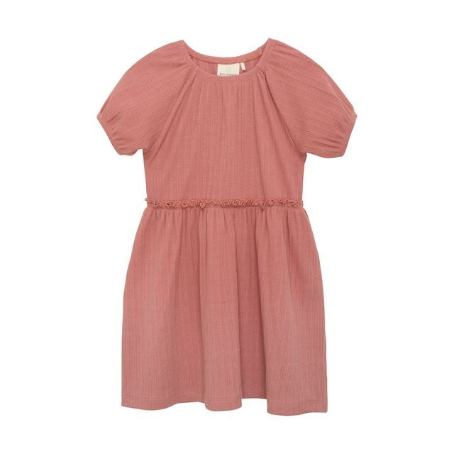 Robe côtelée Rose 18 mois