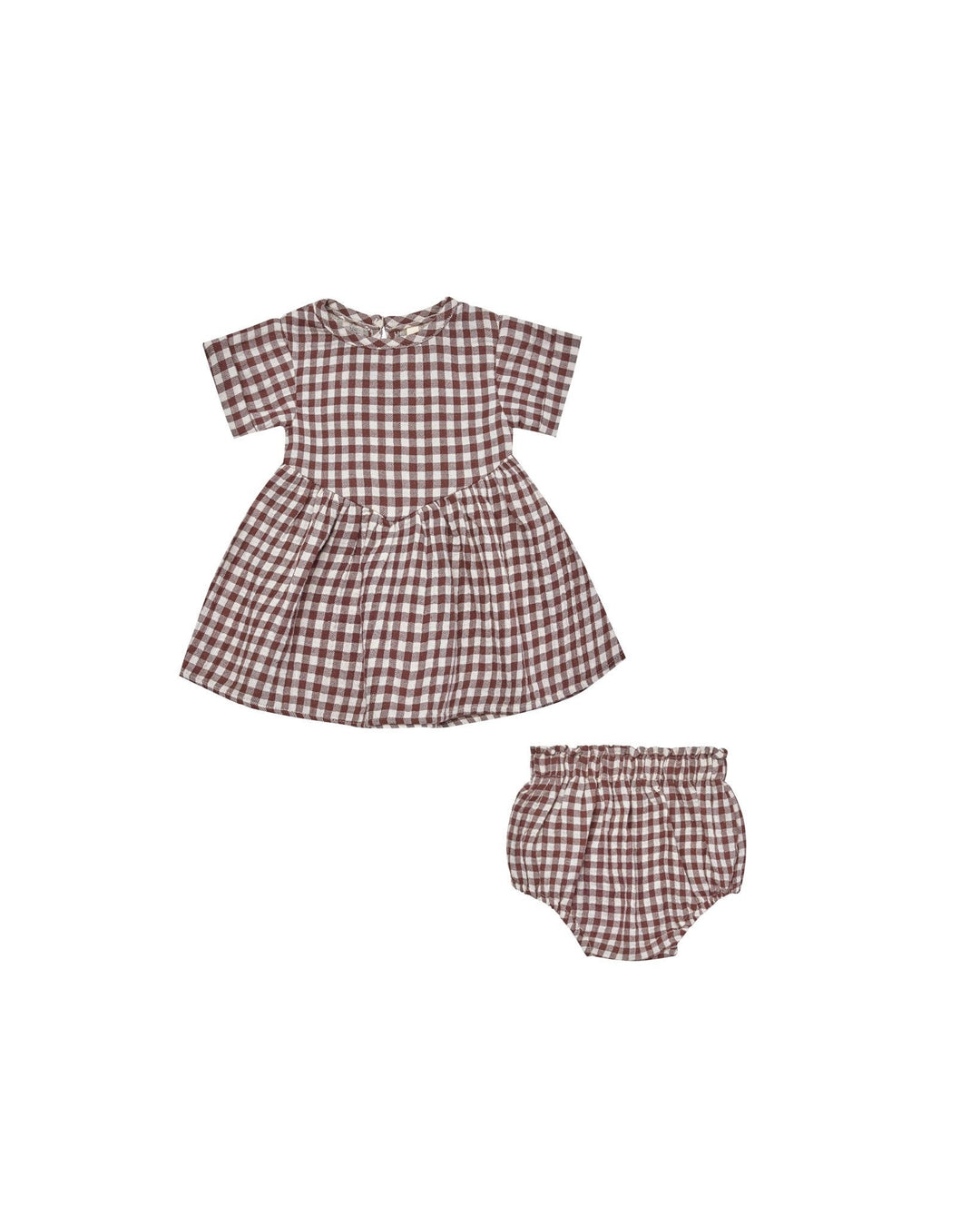 Robe Brielle Gingham Chocolate 18-24 mois