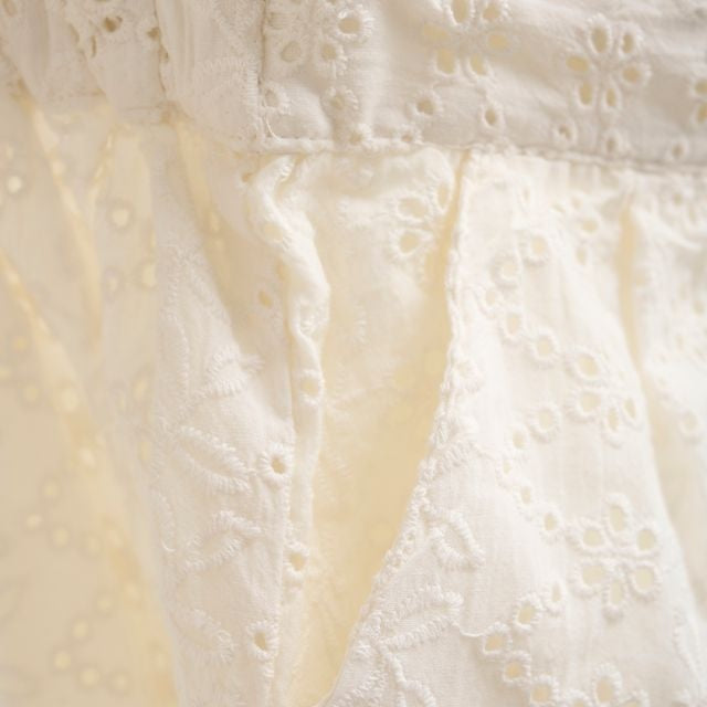 Short Broderie anglaise Eggnog  2 ans