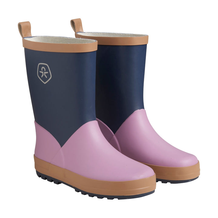 Bottes de pluie Colorblock rose 10T