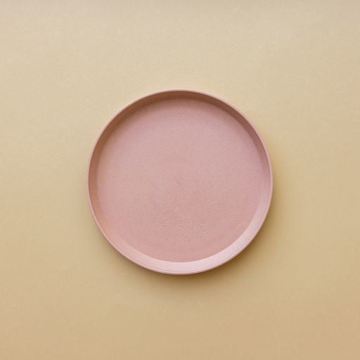 Assiette en paille de blé Blush