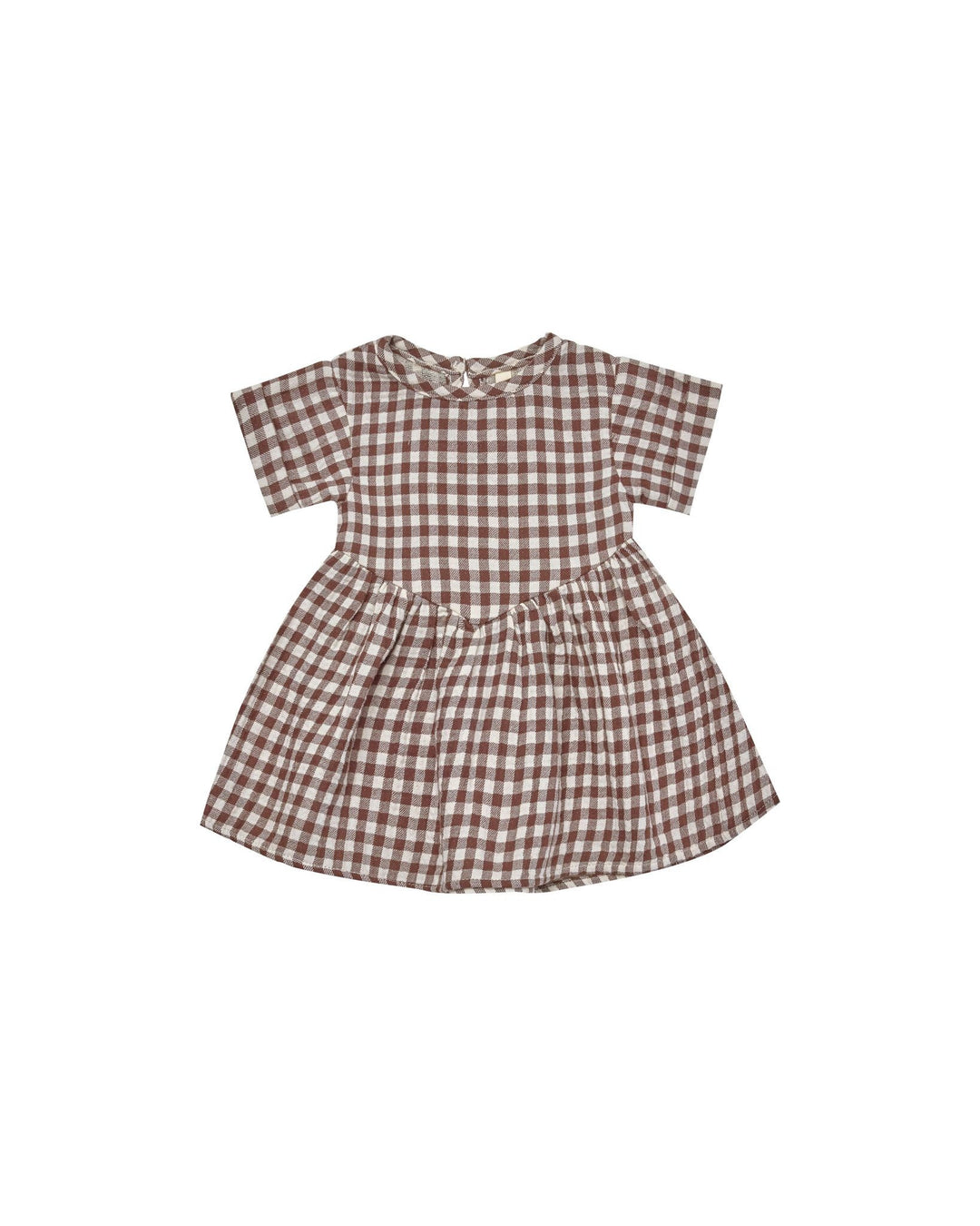 Robe Brielle Gingham Chocolate 12-18 mois