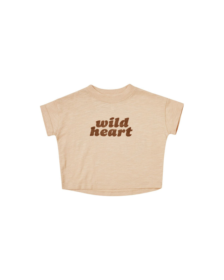 Chandail boxy Wild heart  3-6 mois