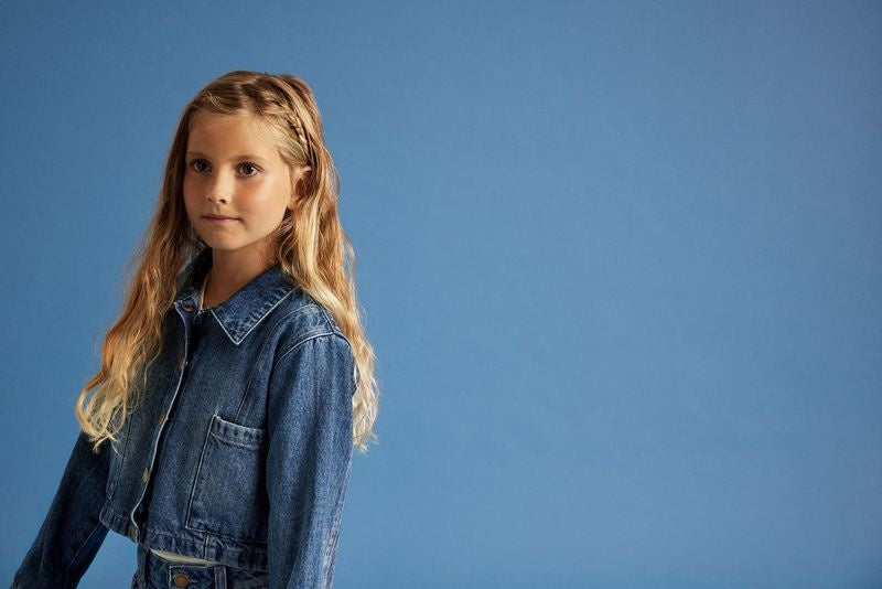 Veste courte en denim 5 ans