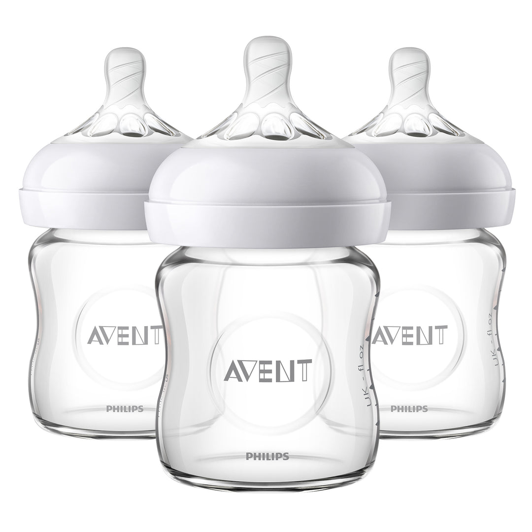 Trio de biberon en verre 4oz