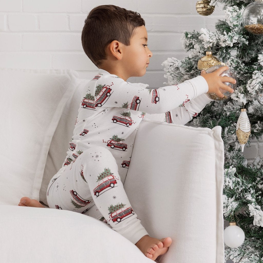 Pyjama 2 pièces Voitures festives 2021  5 ans