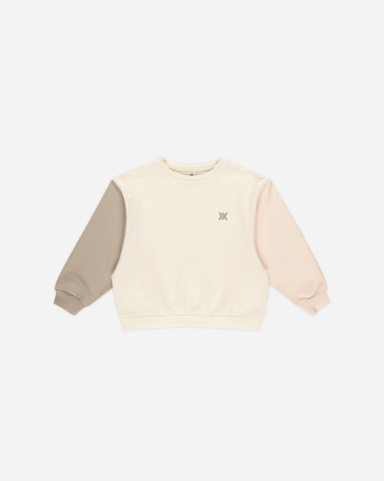 Sweat Color block Pastel 2-3 ans