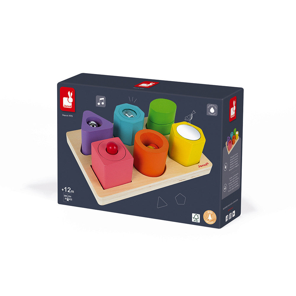 Iwood 6 cubes sensoriels