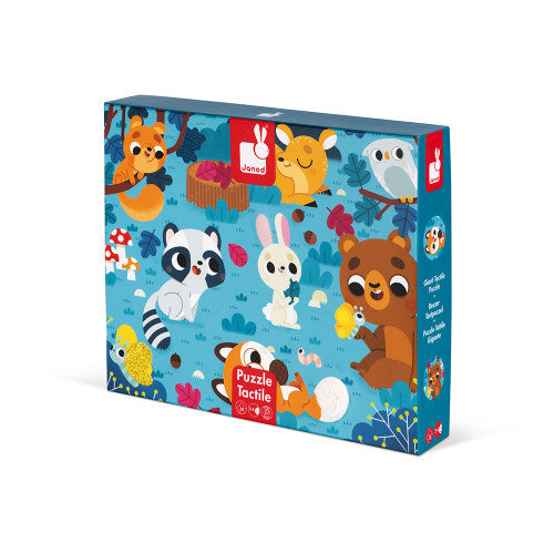 Puzzle tactile géant - Les animaux de la forêt (20 mcx)