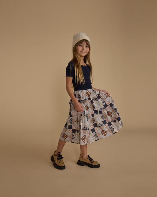 Jupe Midi Patchwork  6-7 ans