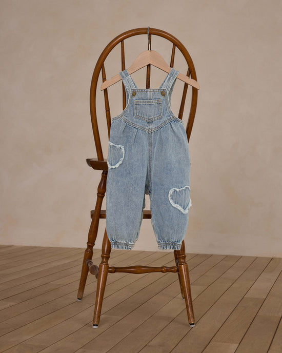 Salopette vintage en denim  6-12 mois