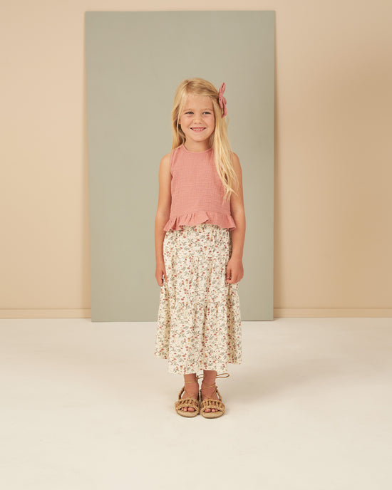 Jupe midi Garden  6-7 ans