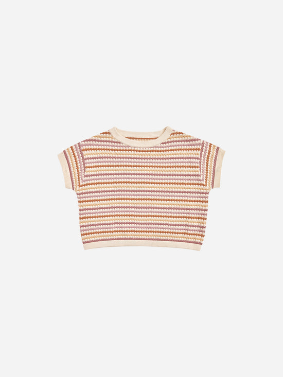 Haut Honeycomb Stripe 2-3 ans