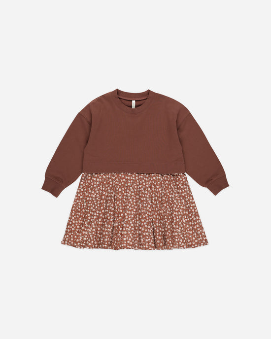 Robe Sweatshirt Rosette 2-3 ans