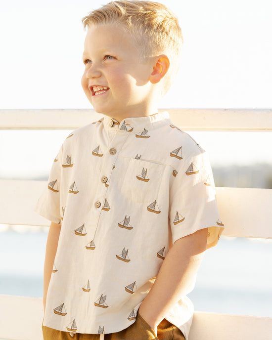 Chemise Bateaux 8-9 ans