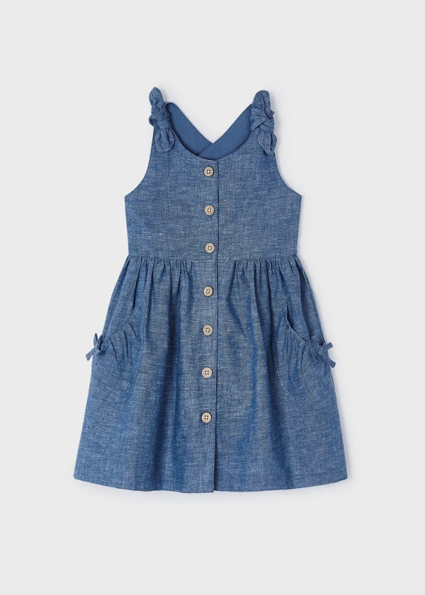 Robe en chambray Blue  2 ans