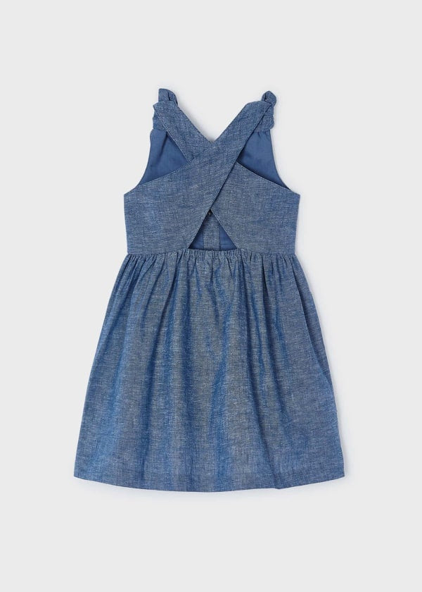 Robe en chambray Blue  3 ans