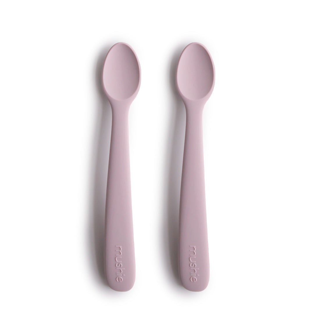 Ensemble de 2 cuillères en silicone Soft Lilac