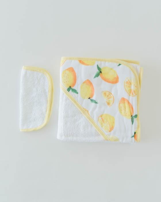 Serviette et Débarbouillette Lemon Set