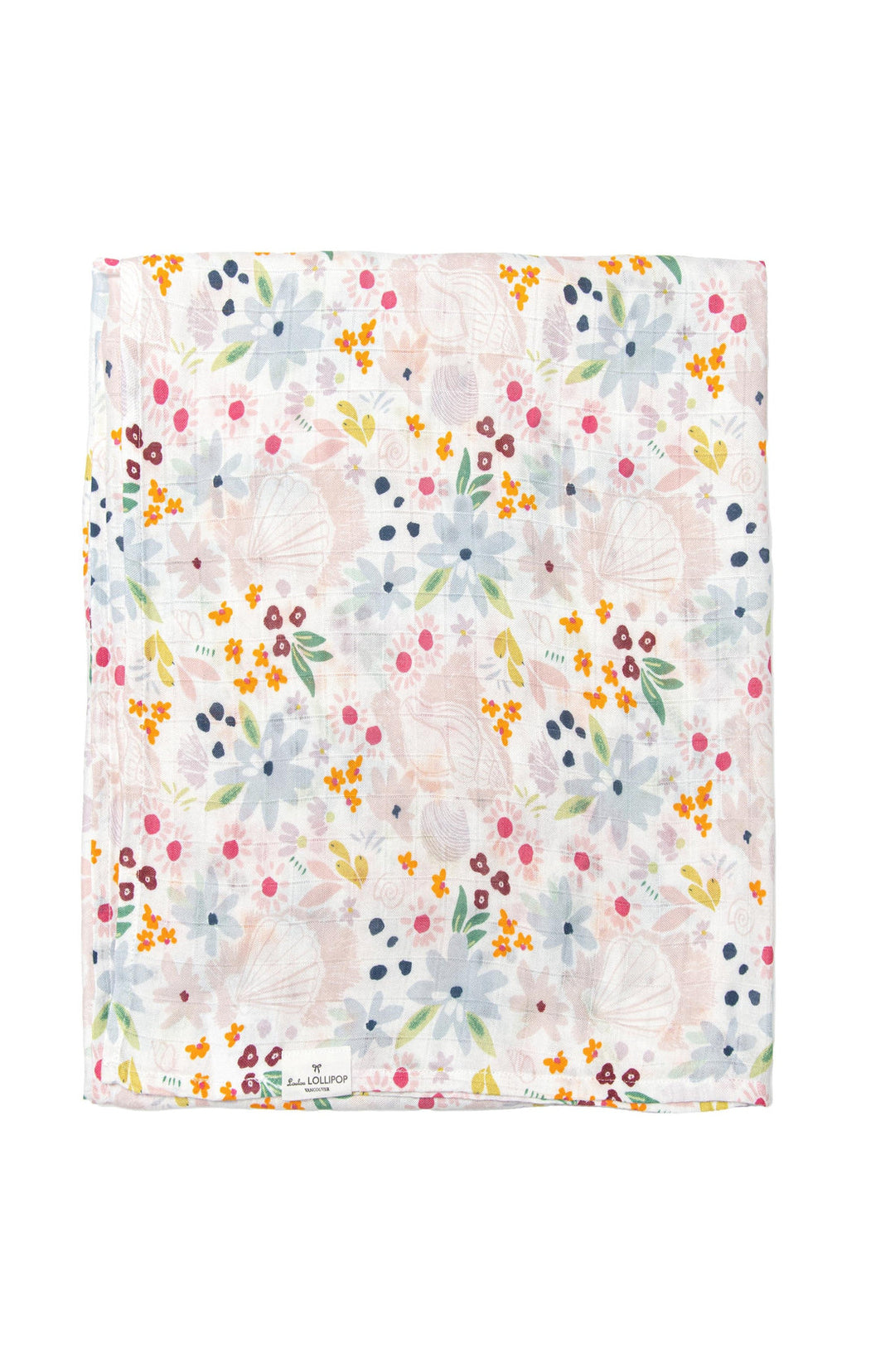 Couverture en mousseline Shell Floral