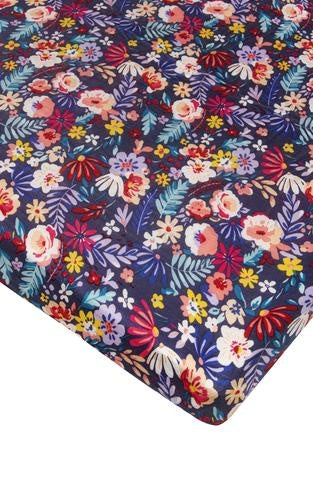 Drap contour de bassinette Dark field flowers