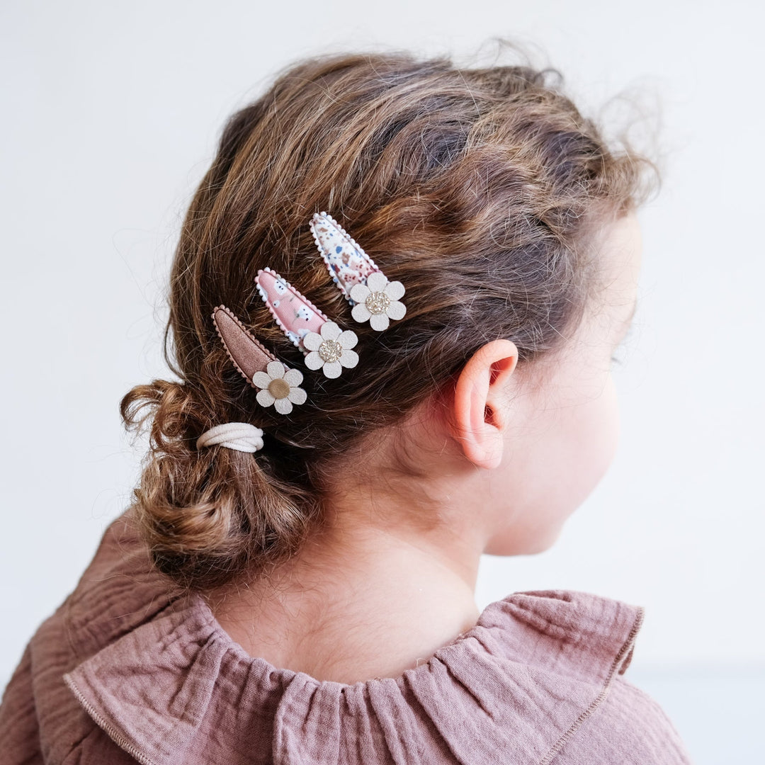 Barrettes  minis Marguerites