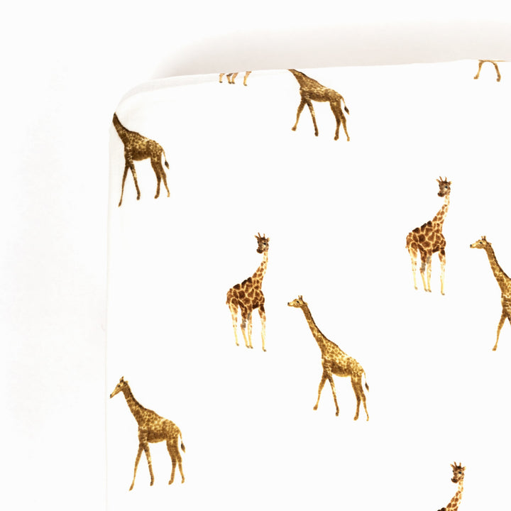 Drap contour de bassinette Girafes