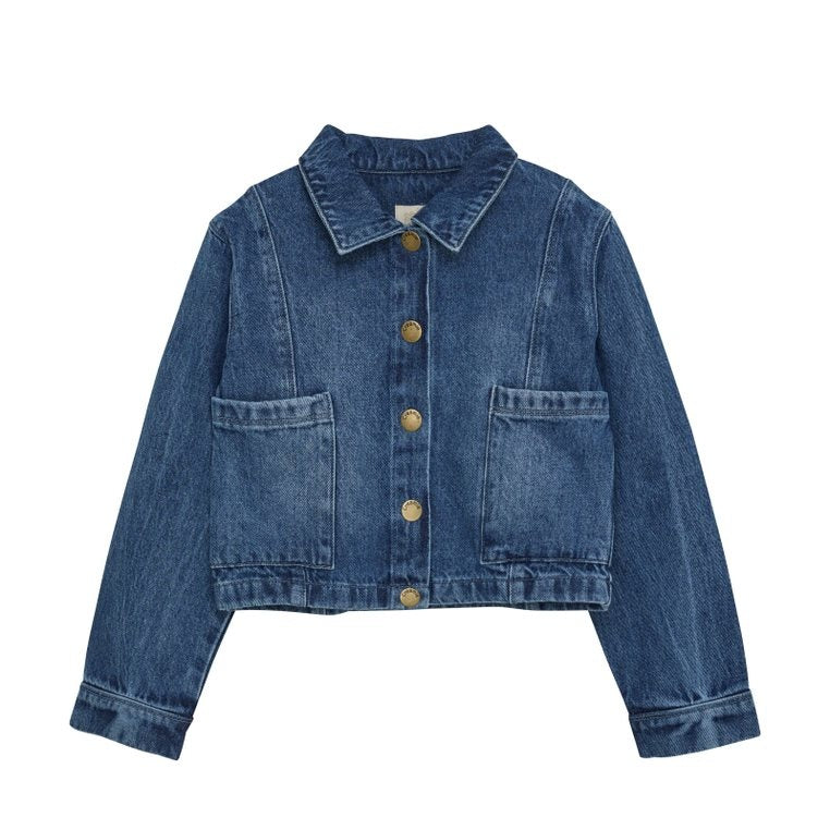 Veste courte en denim 6 ans